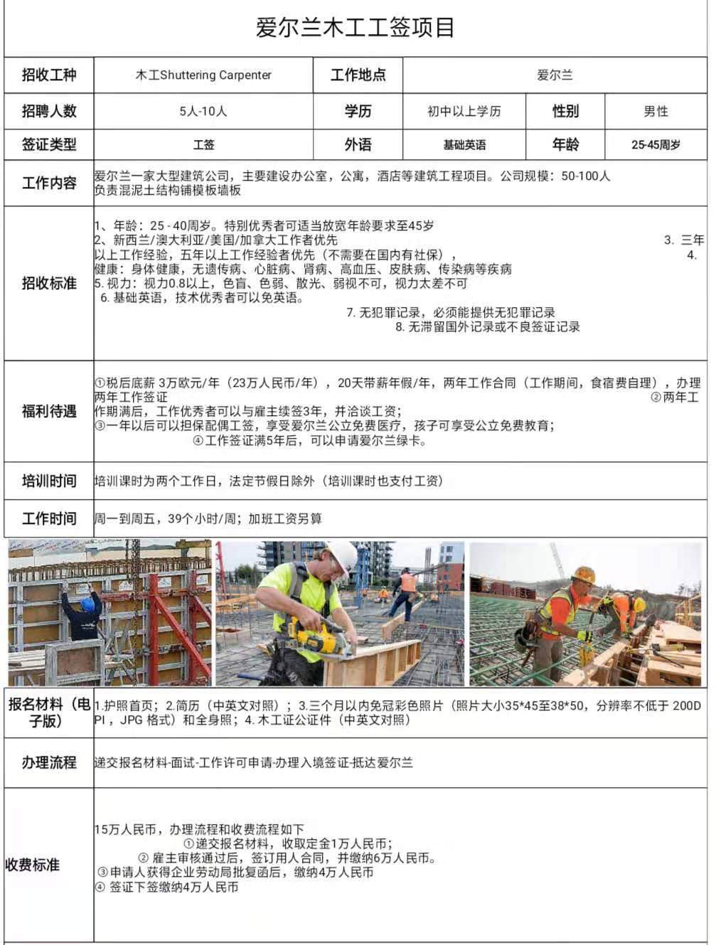 愛爾蘭木工
